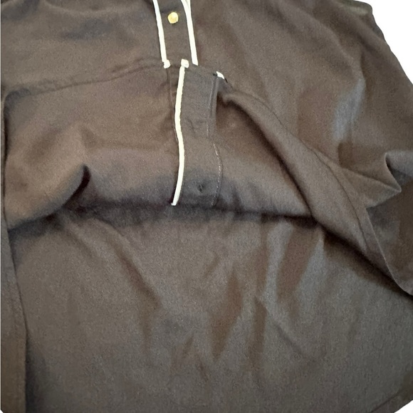 Calvin Klein Black White Trim Sleeveless Blouse size Small - Picture 15 of 17